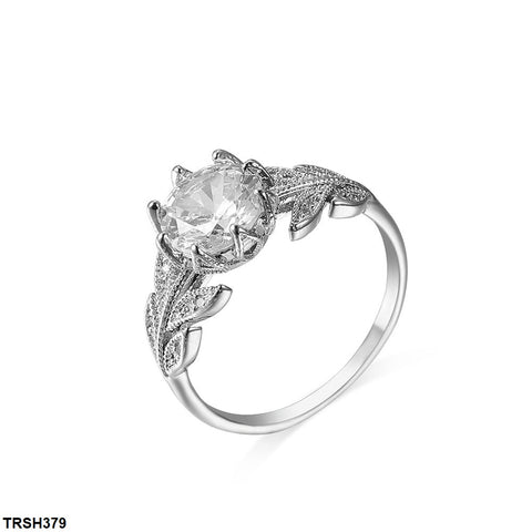 TRSH379 YLE Oval Leaf Ring - TRSH