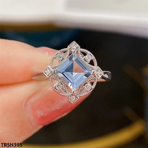 TRSH395 CJD Square Eye Ring Adjustable - TRSH
