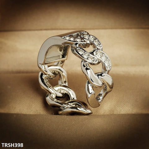 TRSH398 KYC Link Chain Adjustable Ring - TRSH