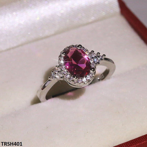 TRSH401 KYC Step Oval Ring - TRSH