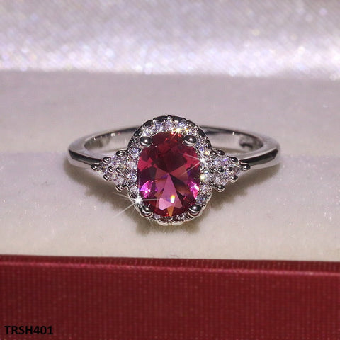 TRSH401 KYC Step Oval Ring - TRSH