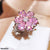 TRSH407 KYC Pink Flower Ring - TRSH