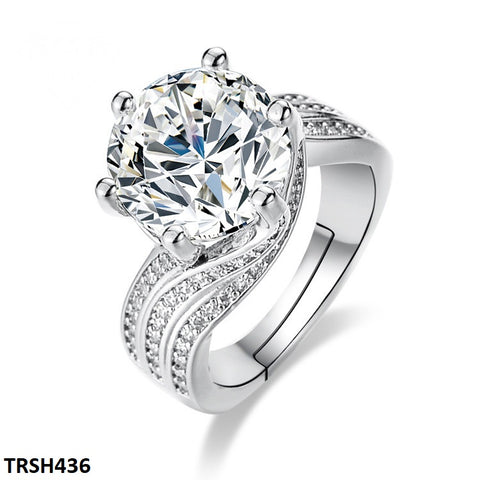 TRSH436 ZFQ Imp Cocktail Adjustable Ring - TRSH
