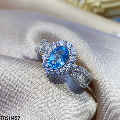 TRSH457 KRL Imp Oval Crystal Adjustable Ring - TRSH