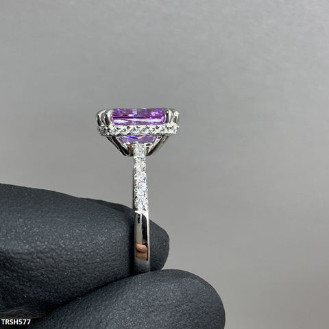 TRSH577 KRL Purple Rectangle Ring Adjustable - TRSH