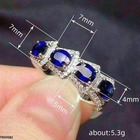 TRSH582 CSH Imp Oval Layered Ring - TRSH
