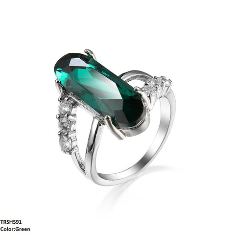 TRSH591 YLE Spinel Three Layer Ring  - TRSH