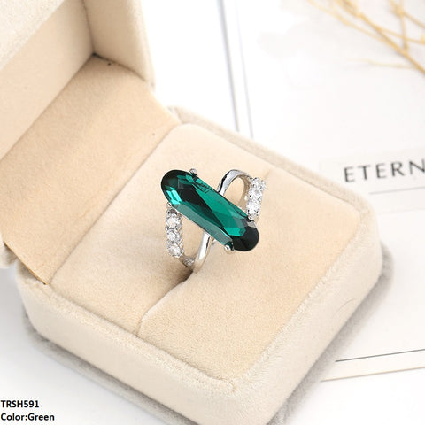 TRSH591 YLE Spinel Three Layer Ring  - TRSH
