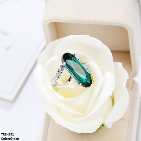 TRSH591 YLE Spinel Three Layer Ring  - TRSH