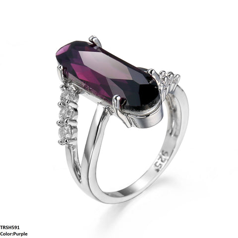 TRSH591 YLE Spinel Three Layer Ring  - TRSH