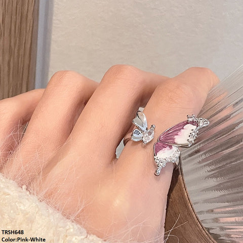 TRSH648 JJS Butterfly Ring Adjustable - TRSH