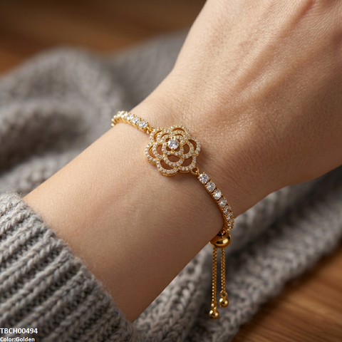 TBCH00494 DNG Flower Bracelet Adjustable - TBCH