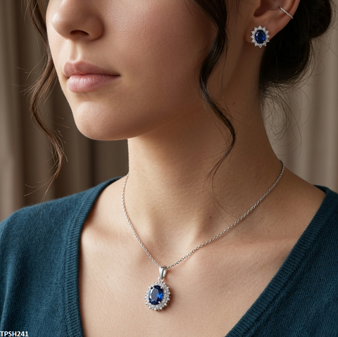 TPSH241 SDQ Oval Tops Pendant Set - CPSH