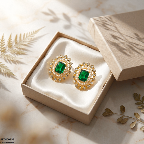 PETH00332 MZM Rectangle Flower Tops Pair - PETH
