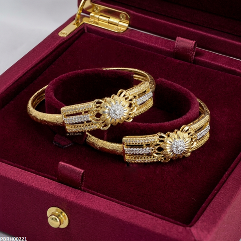 PBRH00221 MZM Flower  Bracelet - PBRH