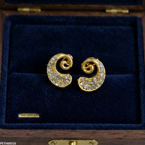 PETH00316 MZM Swirl Stud Tops Pair - PETH