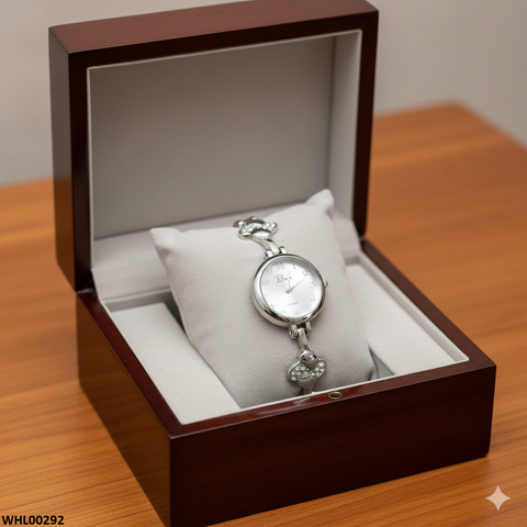 WHL00292 ZWA Round Silver Chain Dial Watch - WHL