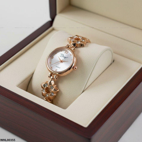 WHL00355 ZWA Round Star Stone Chain Women Watch - WHL