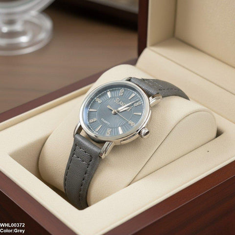 WHL00372 IWA Round Double Stone Dial Women's Watch - WHL