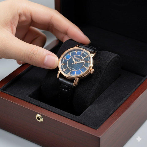 WHL00378 IWA Round Stone Dial Women's Watch - WHL