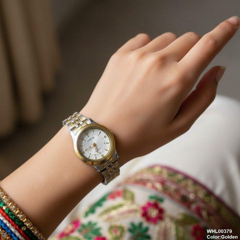 WHL00379 IWA Round Stone Dial Women's Watch - WHL