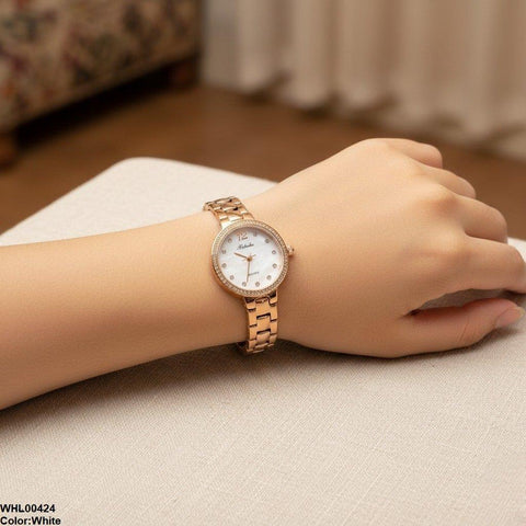 WHL00424 IWA Round Stone Dial Women's Watch - WHL