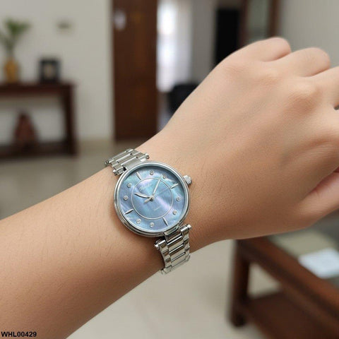 WHL00429 IWA Round Stone Dial Women's Watch - WHL