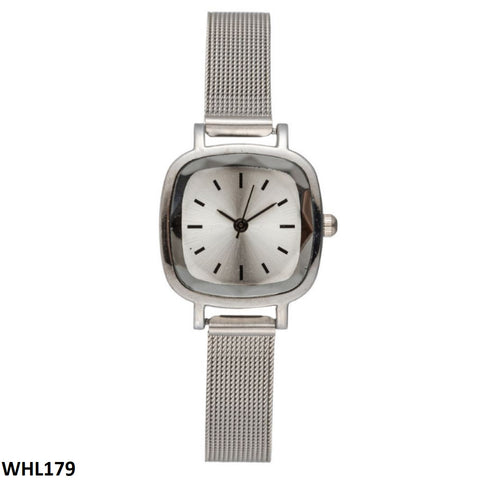 WHL179 YHH Square Stainless Steel Strap Watch - WHL