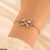 TBCH158 QWN Butterfly/Box Chain Hand Bracelet