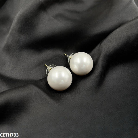 CETH793 RHJ Round Pearl Tops Pair - CETH