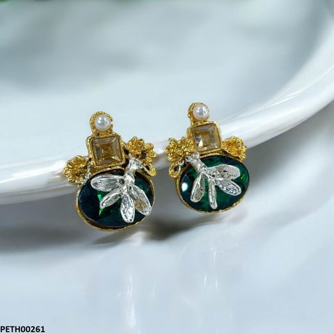 PETH00261 SDQ Oval Leaf Tops Pair - PETH