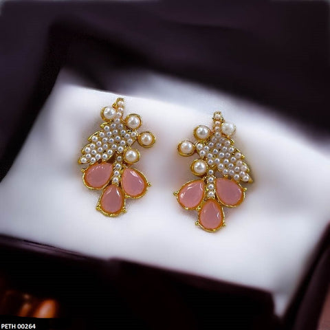 PETH00264 MZM Pearl Leaf Tops Pair - PETH