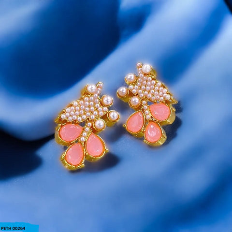 PETH00264 MZM Pearl Leaf Tops Pair - PETH