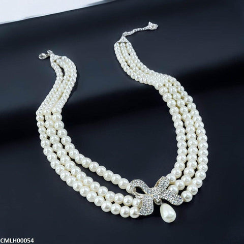 CMLH00054 SDQ Bow Batch Pearl Mala - CMLH