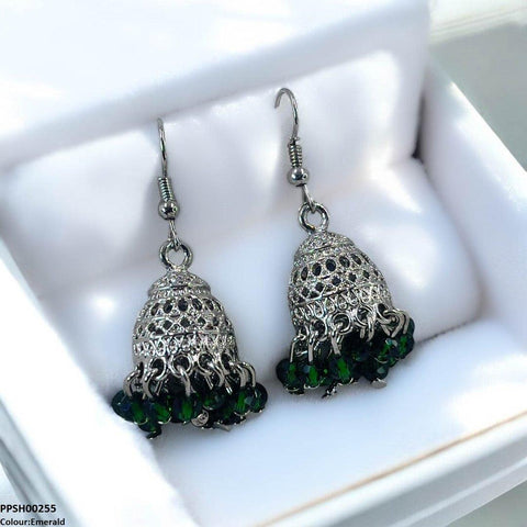 PEJH00035 SDQ filigree Jhumki Drop - PEJH