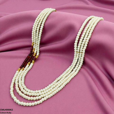 CMLH00062 FRN Pearl Layered Mala - CMLH