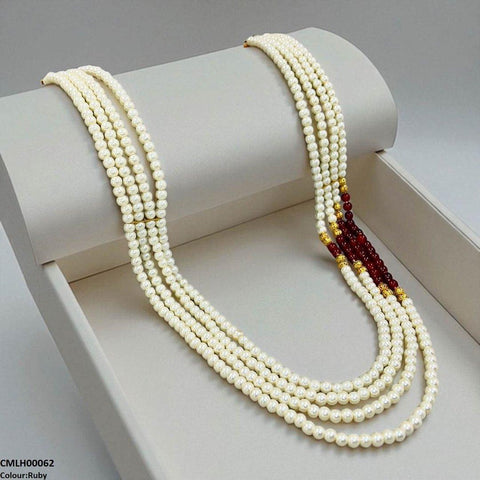 CMLH00062 FRN Pearl Layered Mala - CMLH
