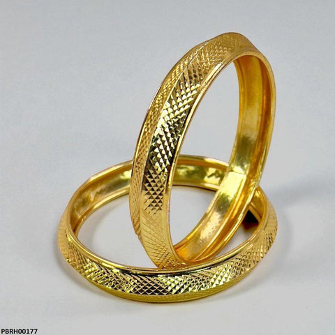 PBRH00177 MZM Texture Bangles 6 Pcs Set - PBRH