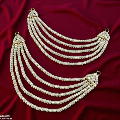 OTH00001  FRN Round Pearl Earring Saharay - OTHH