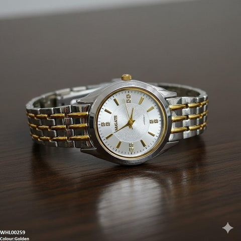 WHL00259 IWA Round Bezel Link Chain Watch - WHL