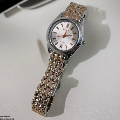 WHL00259 IWA Round Bezel Link Chain Watch - WHL