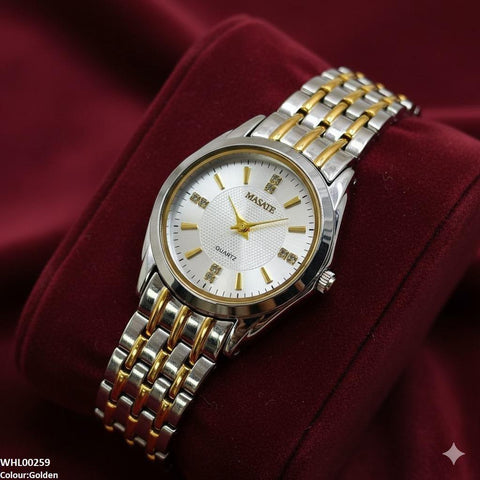 WHL00259 IWA Round Bezel Link Chain Watch - WHL