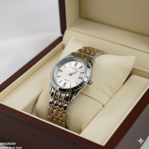 WHL00259 IWA Round Bezel Link Chain Watch - WHL