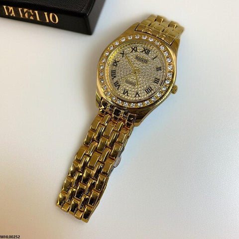 WHL00252 IWA Rhinestone Decor Quartz Watch - WHL