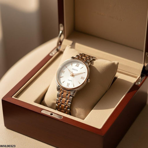 WHL00323 IWA Round Link Chain Watch - WHL