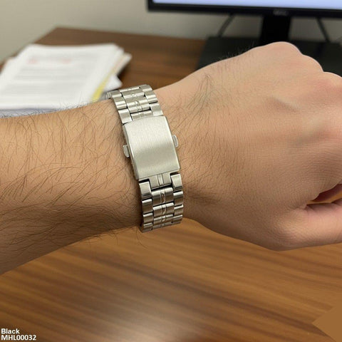 MHL00032 IWA Square Stone Round Men's Watch - MHL