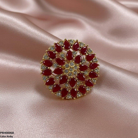 PRH00068 FRN Tear/Flower Ring Adjustable - PRH