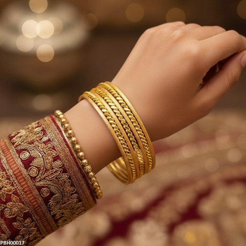 PBH00017 FRN Twisted/Rope 7 Pics Of Bangles Set - PBH