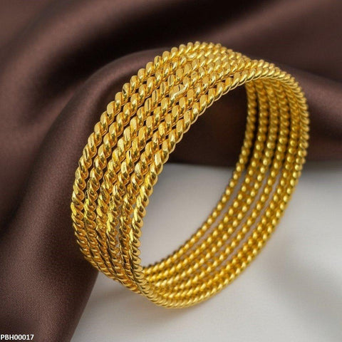 PBH00018 FRN Rope 6 Pics Of Bangles Set - PBH
