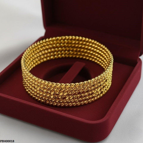 PBH00018 FRN Rope 6 Pics Of Bangles Set - PBH